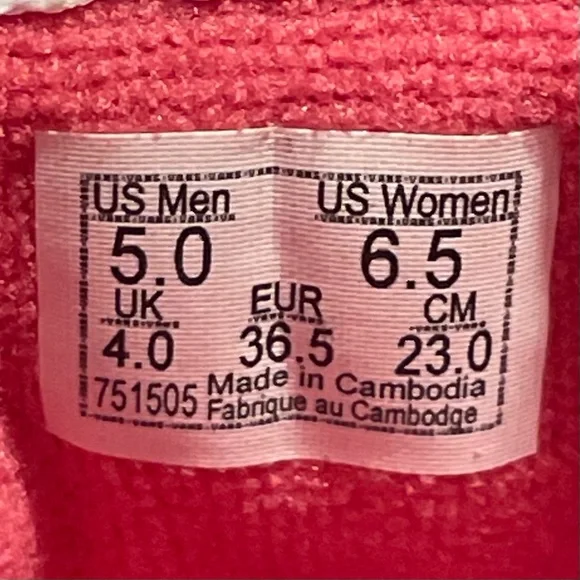 💘 [BRAND NEW] VANS SPORT LOW BAMBINO HONEYSUCKLE WOMENS SIZE 6.5 SNEAKERS 💘 - Picture 8 of 8